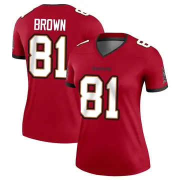 Women's Nike Tampa Bay Buccaneers Antonio Brown Red Jersey - Legend