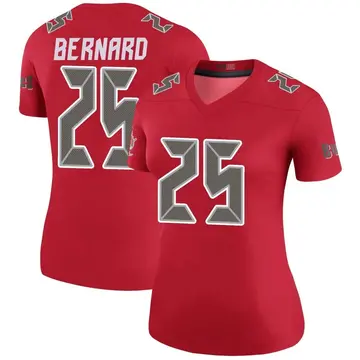 Women's Nike Tampa Bay Buccaneers Giovani Bernard Red Color Rush Jersey - Legend