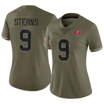 Women's Nike Tampa Bay Buccaneers Jerreth Sterns Olive 2022 Salute To Service Jersey - Limited