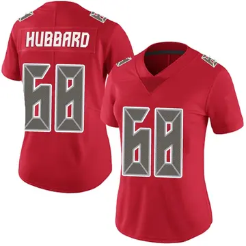 Women's Nike Tampa Bay Buccaneers Jonathan Hubbard Red Team Color Vapor Untouchable Jersey - Limited