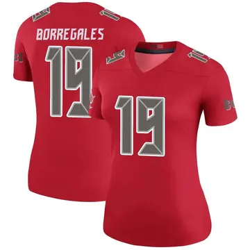 Women's Nike Tampa Bay Buccaneers Jose Borregales Red Color Rush Jersey - Legend