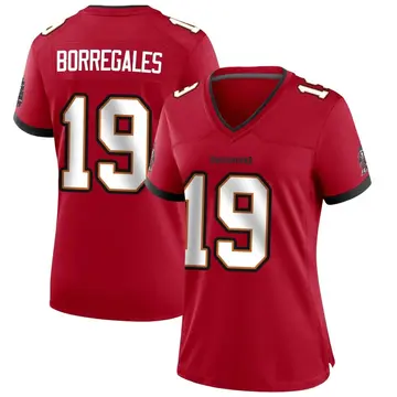 Women's Nike Tampa Bay Buccaneers Jose Borregales Red Team Color Jersey - Game