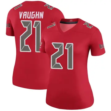 Women's Nike Tampa Bay Buccaneers Ke'Shawn Vaughn Red Color Rush Jersey - Legend
