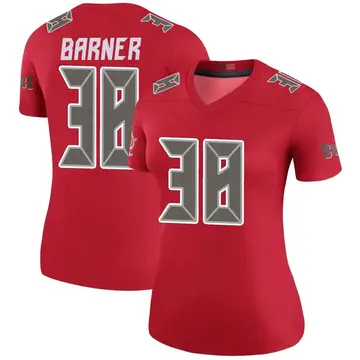 Women's Nike Tampa Bay Buccaneers Kenjon Barner Red Color Rush Jersey - Legend