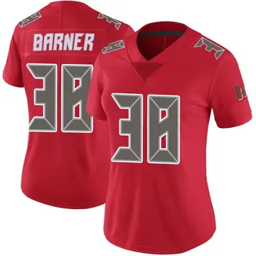 Women's Nike Tampa Bay Buccaneers Kenjon Barner Red Color Rush Jersey - Limited