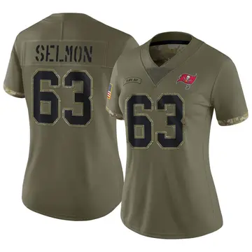 Women's Nike Tampa Bay Buccaneers Lee Roy Selmon Olive 2022 Salute To Service Jersey - Limited