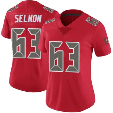 Women's Nike Tampa Bay Buccaneers Lee Roy Selmon Red Color Rush Jersey - Limited