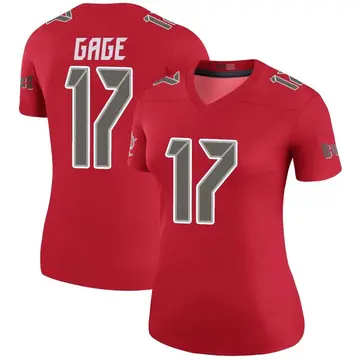 Women's Nike Tampa Bay Buccaneers Russell Gage Red Color Rush Jersey - Legend