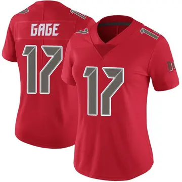Women's Nike Tampa Bay Buccaneers Russell Gage Red Color Rush Jersey - Limited