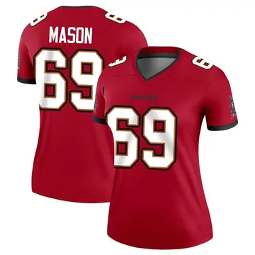 Women's Nike Tampa Bay Buccaneers Shaq Mason Red Jersey - Legend