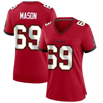 Women's Nike Tampa Bay Buccaneers Shaq Mason Red Team Color Jersey - Game