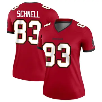 Women's Nike Tampa Bay Buccaneers Spencer Schnell Red Jersey - Legend