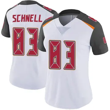 Women's Nike Tampa Bay Buccaneers Spencer Schnell White Vapor Untouchable Jersey - Limited