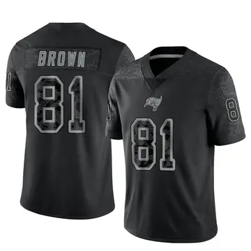 Youth Nike Tampa Bay Buccaneers Antonio Brown Black Reflective Jersey - Limited