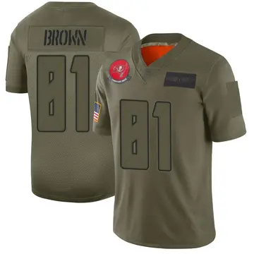 Youth Nike Tampa Bay Buccaneers Antonio Brown Camo 2019 Salute to Service Jersey - Limited