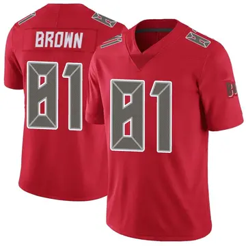 Youth Nike Tampa Bay Buccaneers Antonio Brown Red Color Rush Jersey - Limited