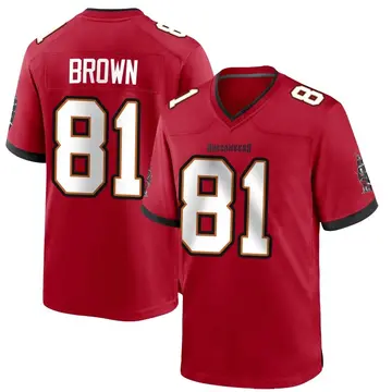 Youth Nike Tampa Bay Buccaneers Antonio Brown Red Team Color Jersey - Game