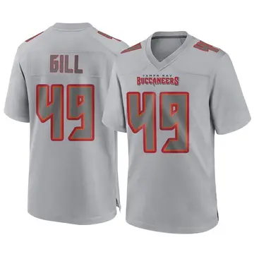 Youth Nike Tampa Bay Buccaneers Cam Gill Gray Atmosphere Fashion Jersey - Game