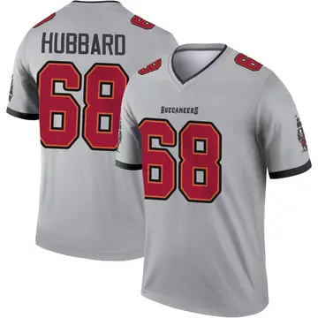 Youth Nike Tampa Bay Buccaneers Jonathan Hubbard Gray Inverted Jersey - Legend