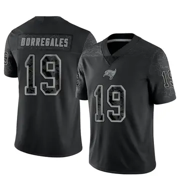 Youth Nike Tampa Bay Buccaneers Jose Borregales Black Reflective Jersey - Limited