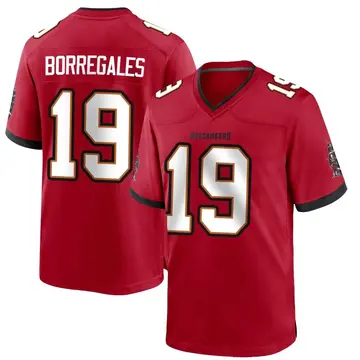 Youth Nike Tampa Bay Buccaneers Jose Borregales Red Team Color Jersey - Game