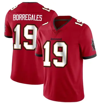 Youth Nike Tampa Bay Buccaneers Jose Borregales Red Team Color Vapor Untouchable Jersey - Limited