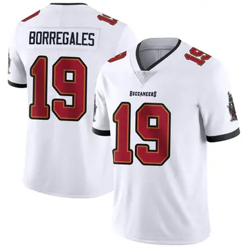 Youth Nike Tampa Bay Buccaneers Jose Borregales White Vapor Untouchable Jersey - Limited