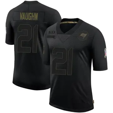 Youth Nike Tampa Bay Buccaneers Ke'Shawn Vaughn Black 2020 Salute To Service Jersey - Limited
