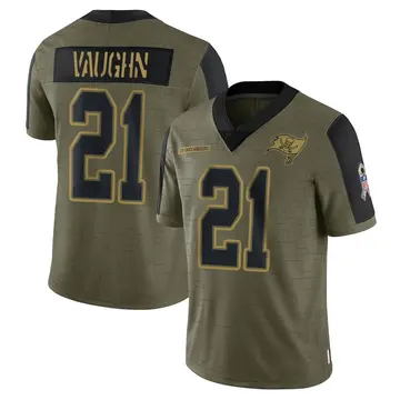 Youth Nike Tampa Bay Buccaneers Ke'Shawn Vaughn Olive 2021 Salute To Service Jersey - Limited