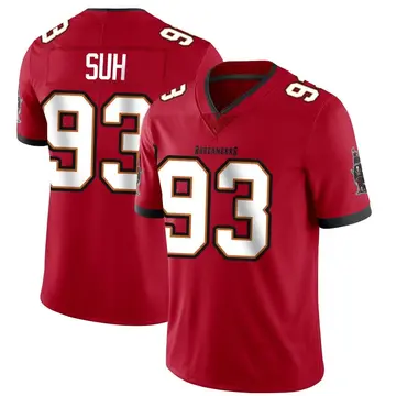 Youth Nike Tampa Bay Buccaneers Ndamukong Suh Red Team Color Vapor Untouchable Jersey - Limited