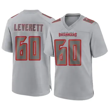 Youth Nike Tampa Bay Buccaneers Nick Leverett Gray Atmosphere Fashion Jersey - Game