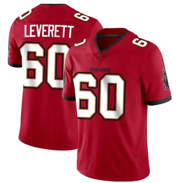 Youth Nike Tampa Bay Buccaneers Nick Leverett Red Team Color Vapor Untouchable Jersey - Limited