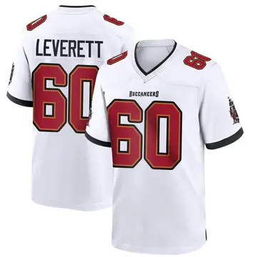 Youth Nike Tampa Bay Buccaneers Nick Leverett White Jersey - Game