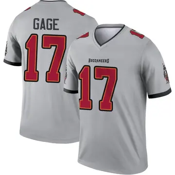 Youth Nike Tampa Bay Buccaneers Russell Gage Gray Inverted Jersey - Legend