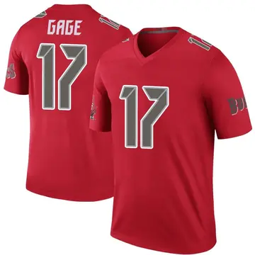 Youth Nike Tampa Bay Buccaneers Russell Gage Red Color Rush Jersey - Legend