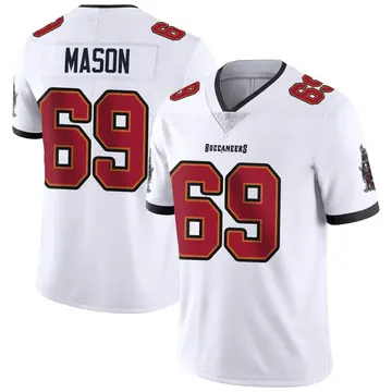 Youth Nike Tampa Bay Buccaneers Shaq Mason White Vapor Untouchable Jersey - Limited