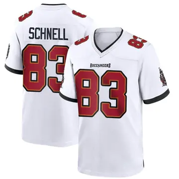 Youth Nike Tampa Bay Buccaneers Spencer Schnell White Jersey - Game