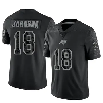 Youth Nike Tampa Bay Buccaneers Tyler Johnson Black Reflective Jersey - Limited