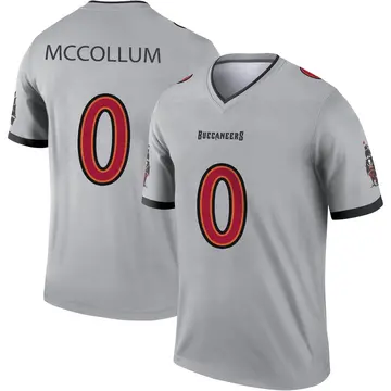 Youth Nike Tampa Bay Buccaneers Zyon McCollum Gray Inverted Jersey - Legend